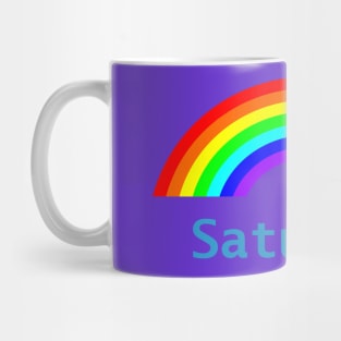 Saturday Rainbow Mug